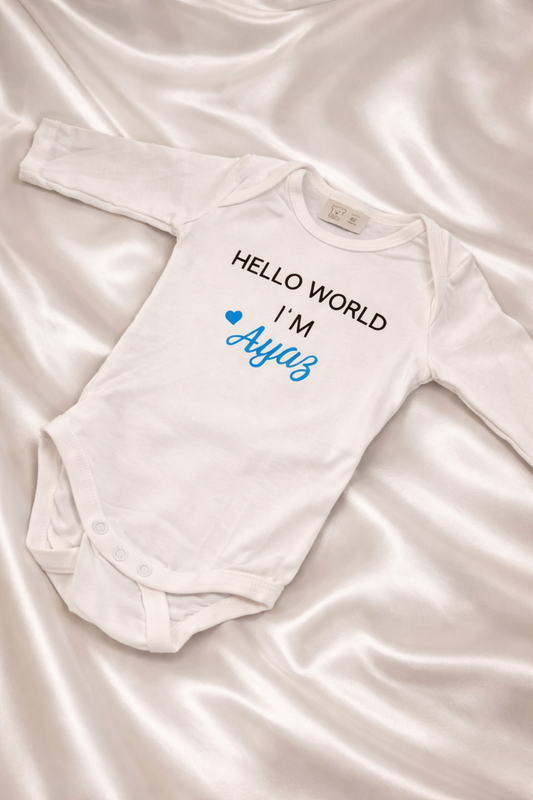 Babybody mit Namen